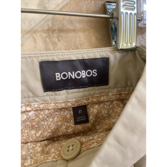 Bonobos Shorts Women's 31 Beige‎ Khaki Bermuda 9 inch Chino - Picture 6 of 9